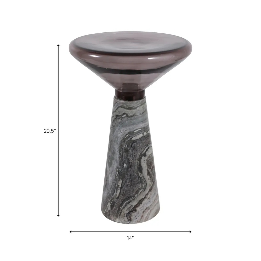 AVARIDGE BLACK TABLE 21 (IN)