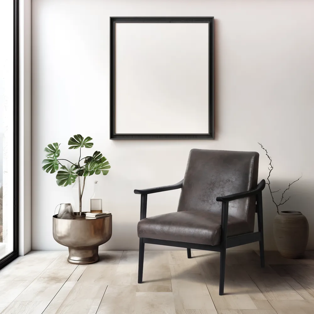 GERBERWORTH BLACK CHAIR 33 (IN)