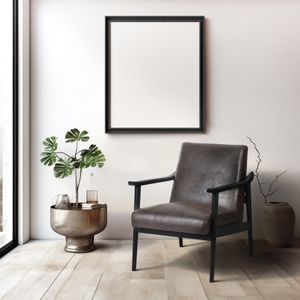 GERBERWORTH BLACK CHAIR 33 (IN) 2