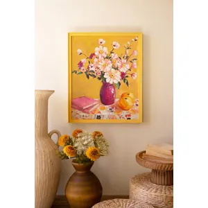 Yellow Framed Still-Life Painting 1