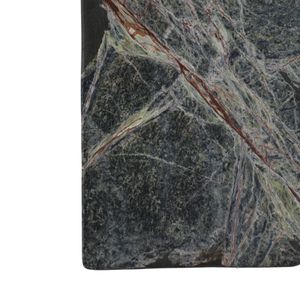 12X3" CHUNKY MARBLE TAPER HOLDER, FOREST GREEN 5