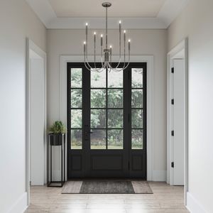 Ulla 28'' Wide 8-Light Chandelier - Polished Nickel 7