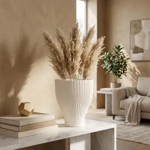 STORMTON IVORY VASE 9 (IN) 10