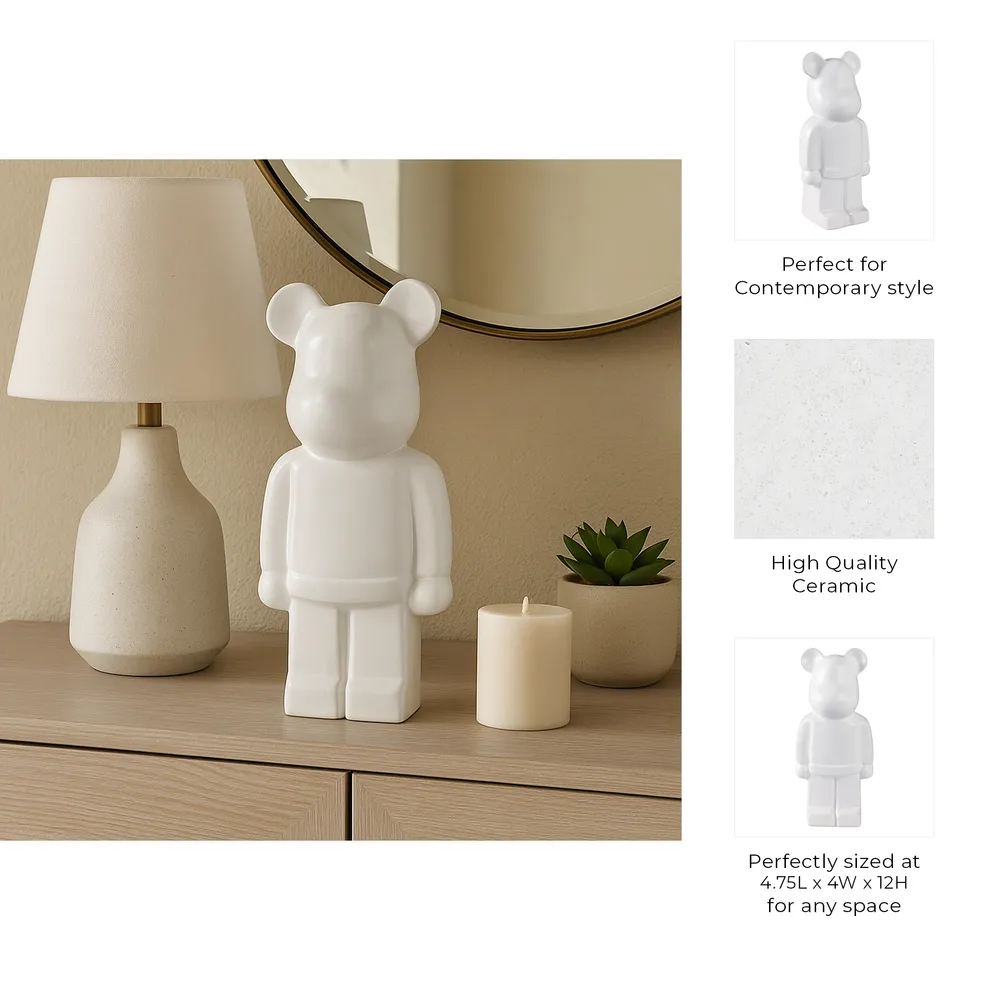 BRENDANOAK WHITE DECOR 12 (IN)