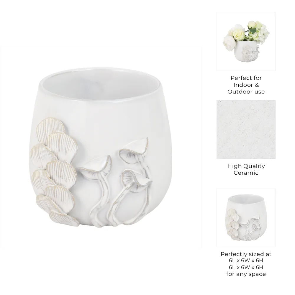 ELLERYSTONE IVORY PLANTER 6 (IN)