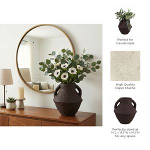FERRIS BROWN VASE 15 (IN) 11