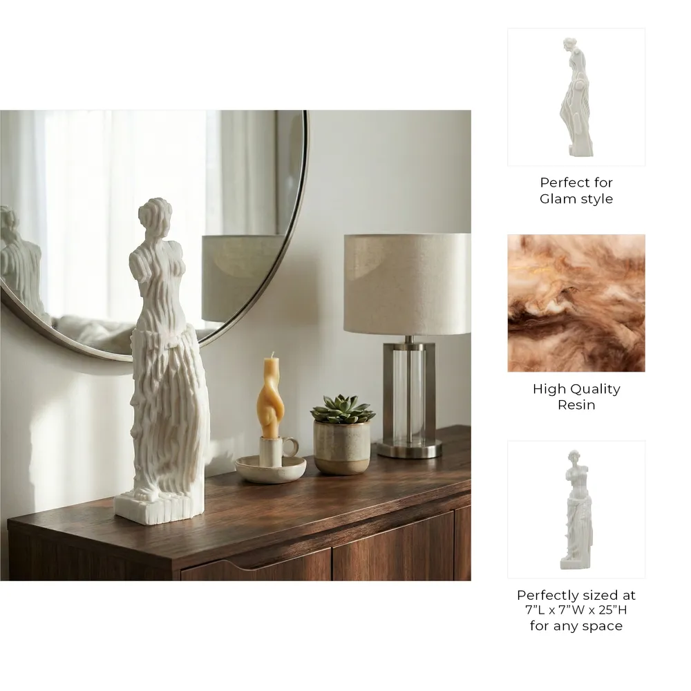 BARCLAYTON WHITE DECOR 25 (IN)