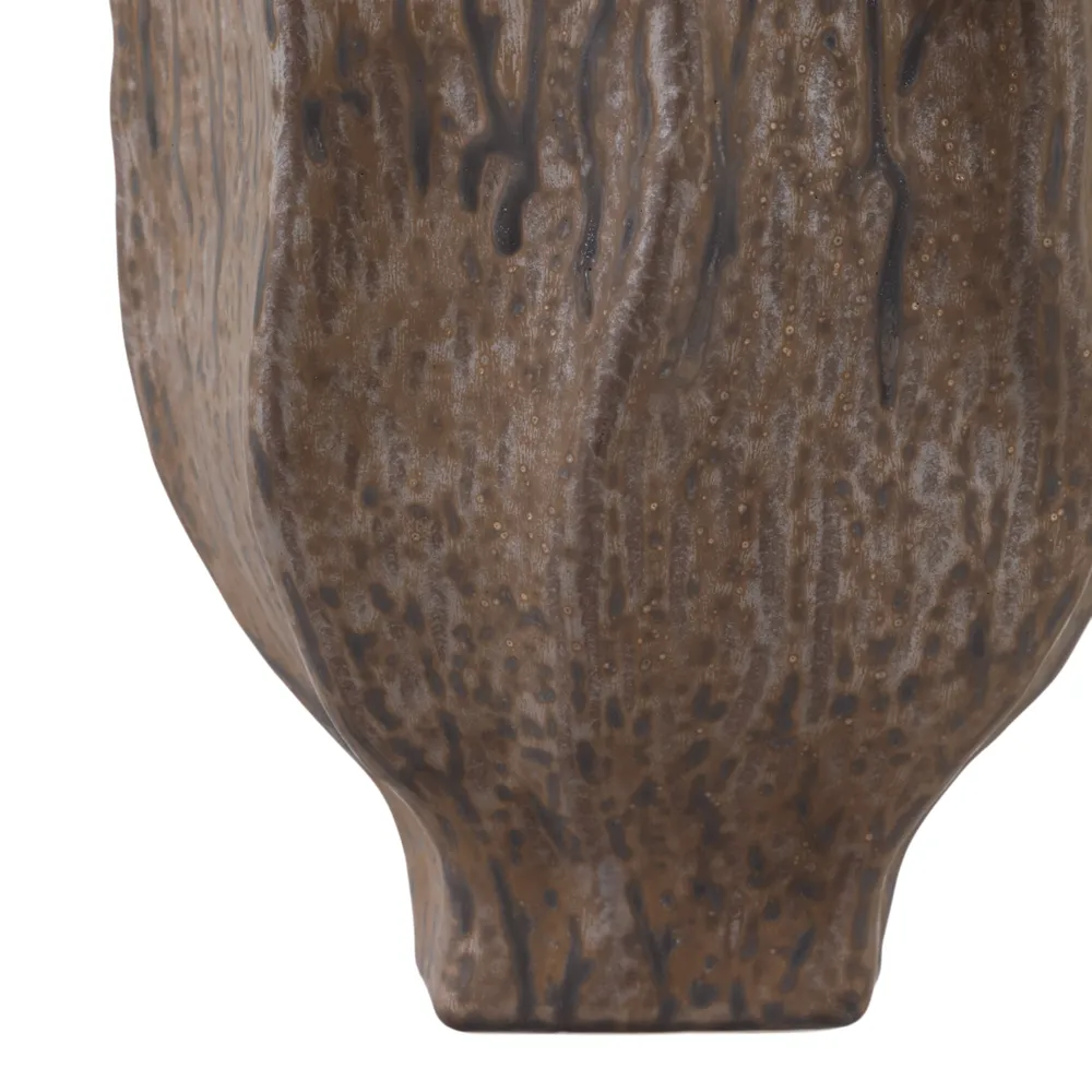 EWINGLAND BROWN VASE 13 (IN)