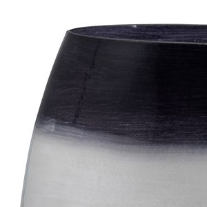 BISHOPFIELD BLUE GLASS VASE 11 (IN) 6