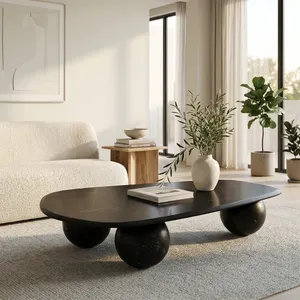 HOLLISPORT BLACK COFFEE TABLE 13 (IN) 2