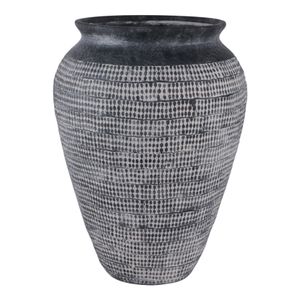 CARLINLAKE BLACK VASE 16 (IN) 4