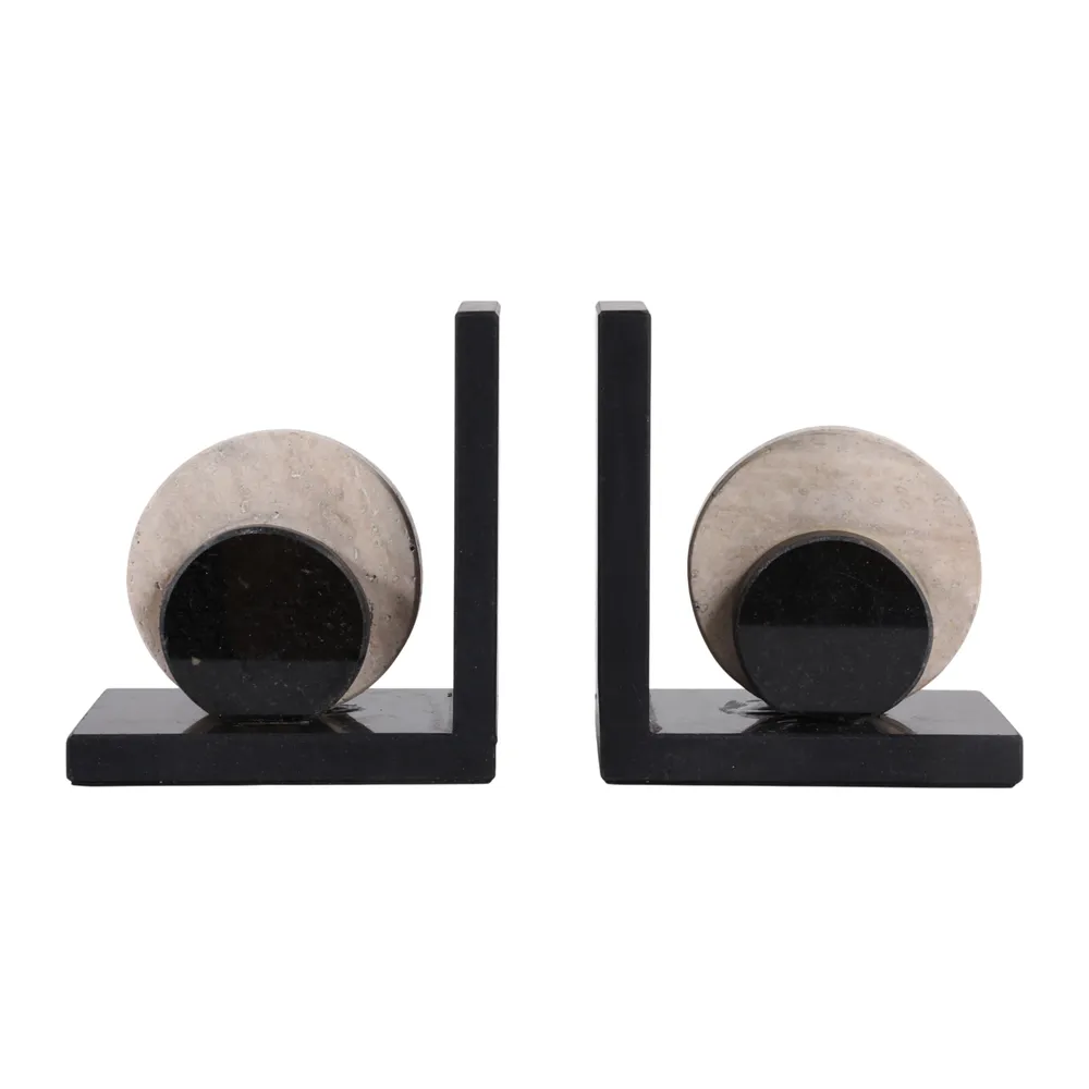 VERNONPARK BLACK BOOKEND 7 (IN)