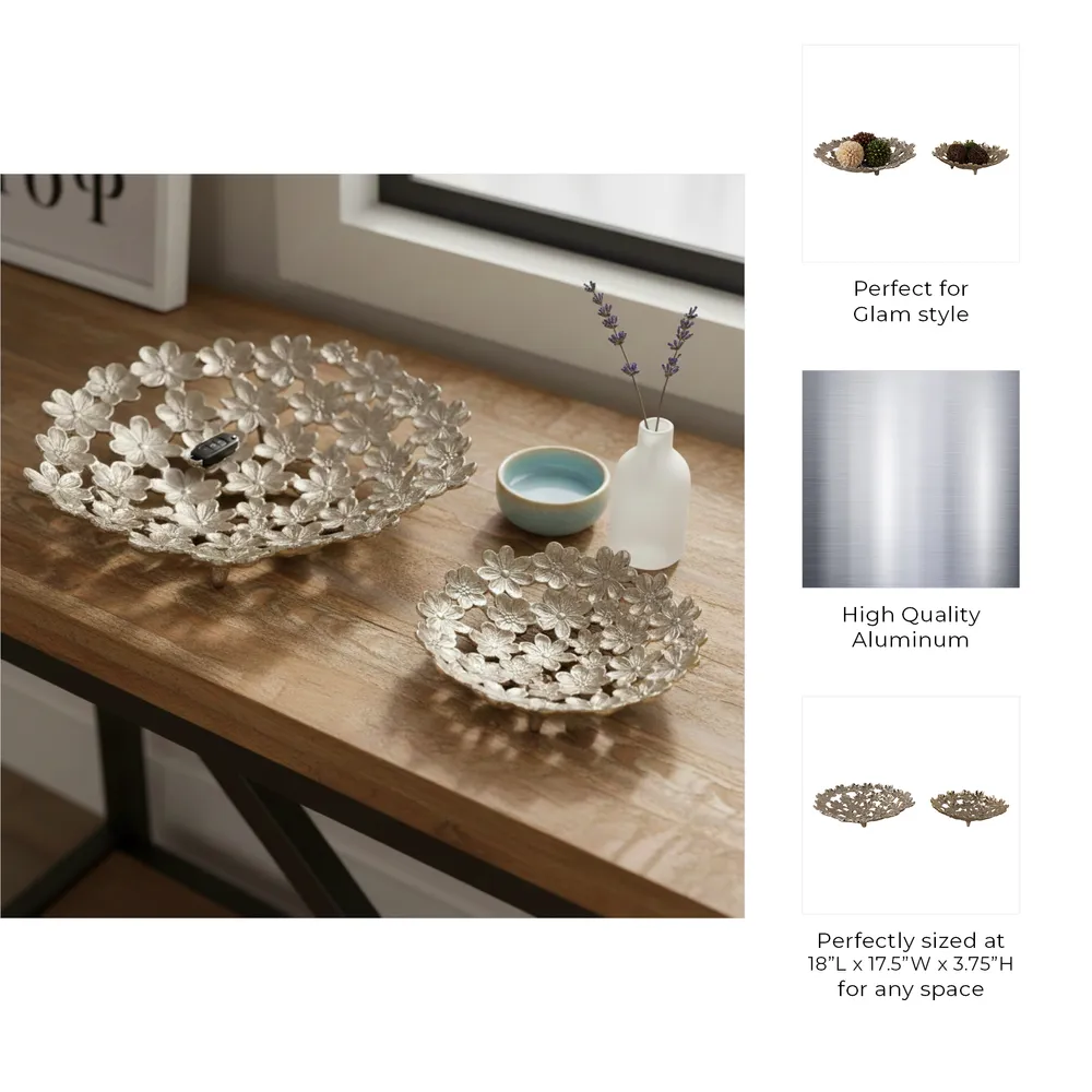 LYNNFORD SET OF 2 GOLD BOWLS 4 (IN)