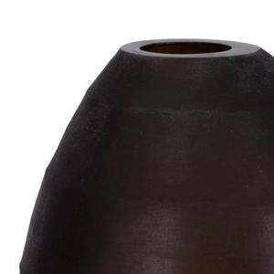 OWENWELL BROWN GLASS VASE 17 (IN) 5