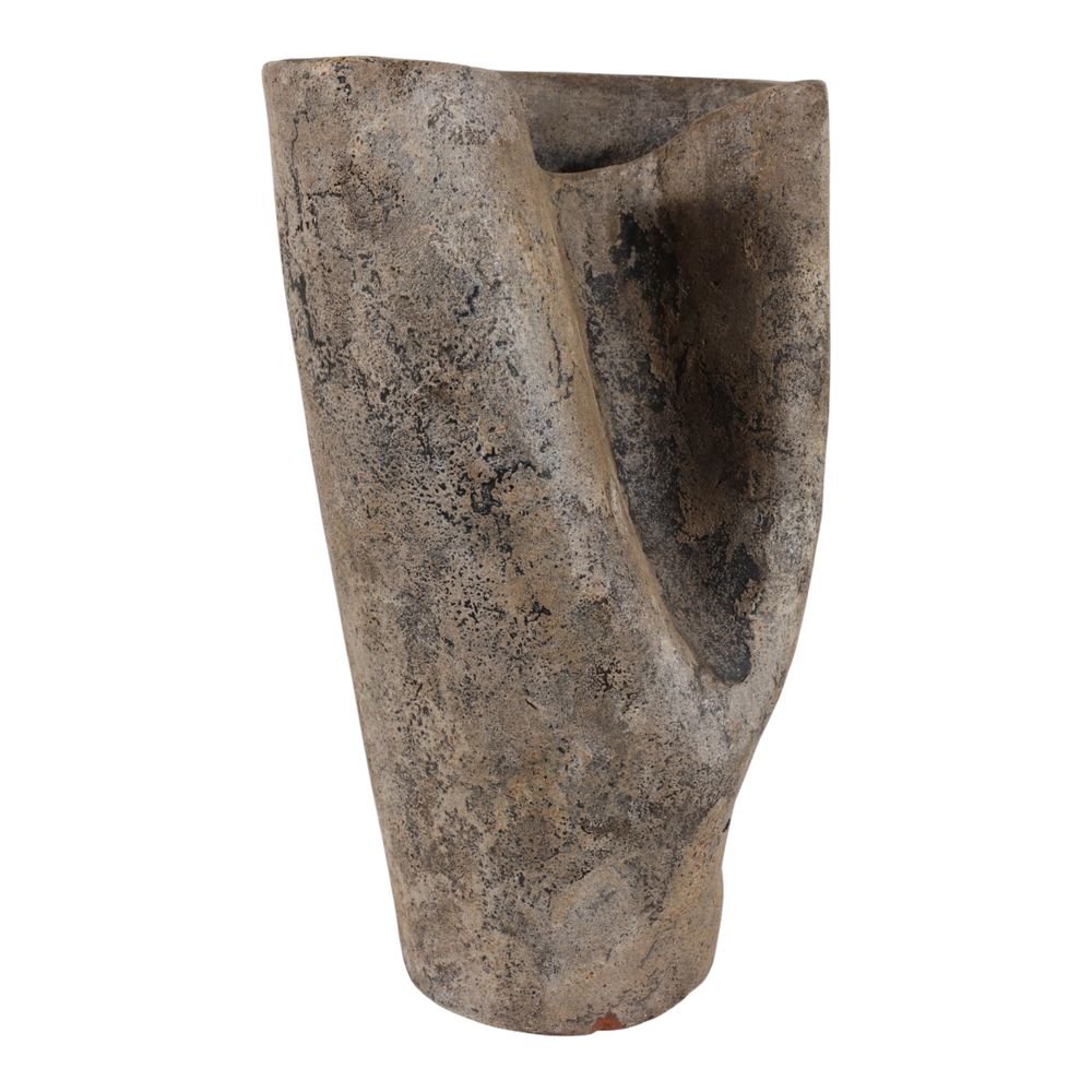 RUSHBROOK BROWN VASE 18 (IN)