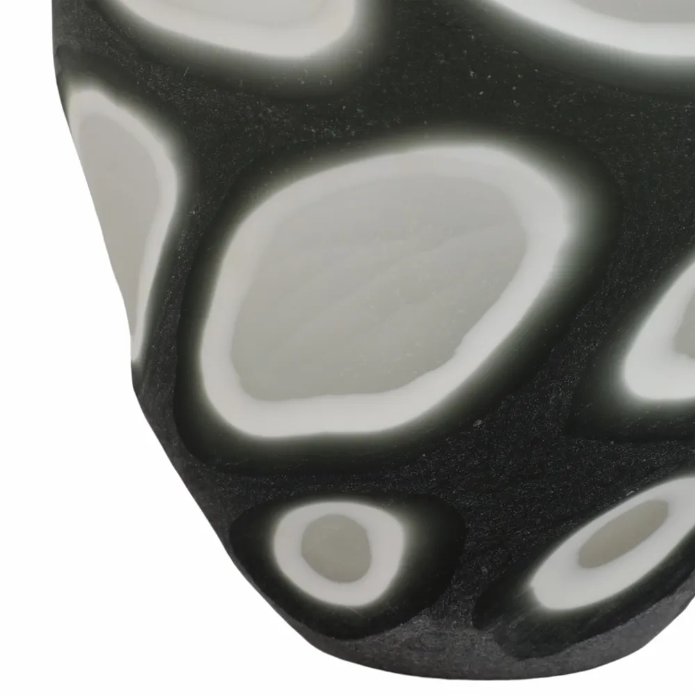 ARNETTBEACH GRAY GLASS VASE 11 (IN)