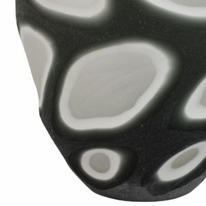 ARNETTBEACH GRAY GLASS VASE 11 (IN) 6