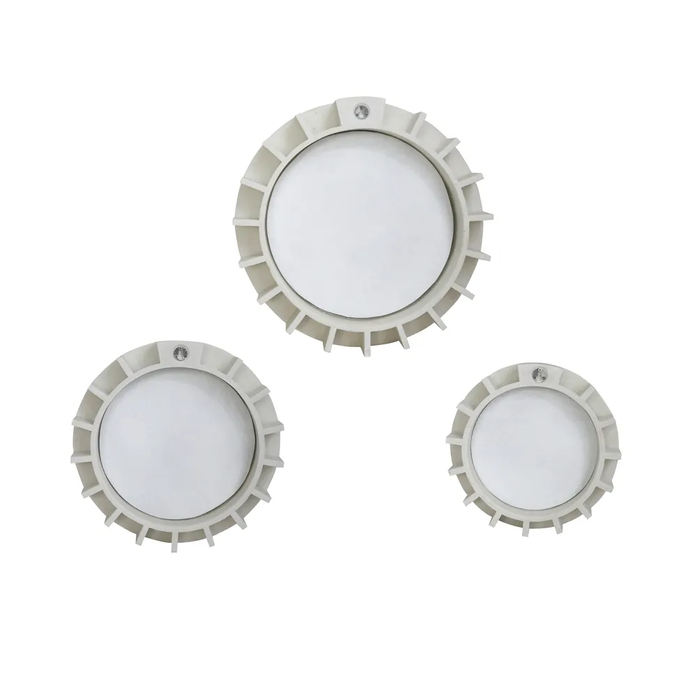 BRAMWORTH SET OF 3 WHITE MIRRORS 18 (IN)