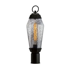 Lyrids 20'' High 1-Light Outdoor Post Light - Matte Black 1