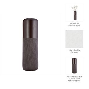 BECKHAVEN BROWN VASE 18 (IN) 9