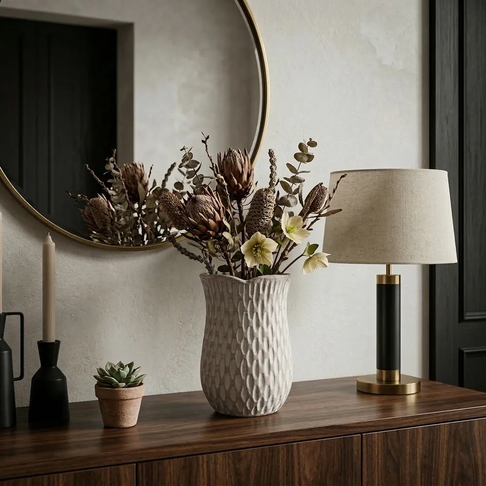 ERINRIDGE IVORY VASE 12 (IN)