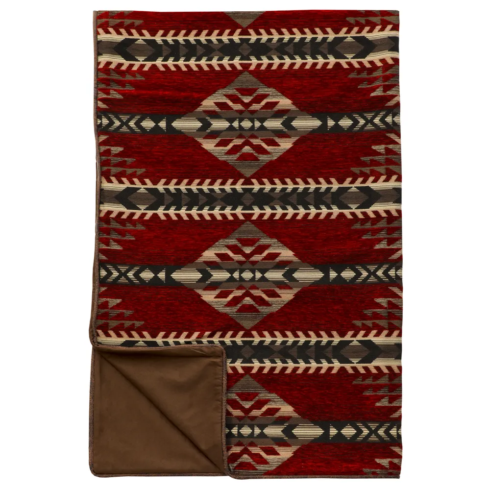 Gallop Claret Throw - 54x72