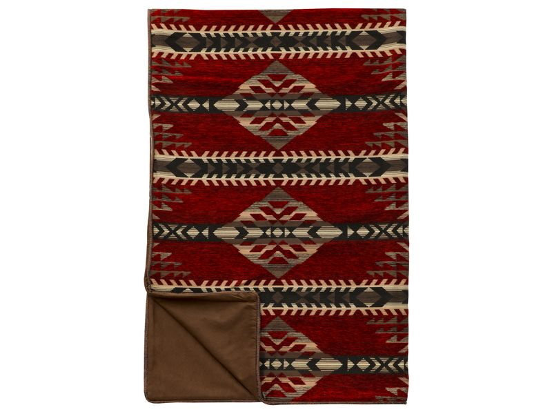 Gallop Claret Throw - 54x72 1
