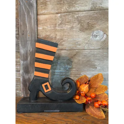 Wicked Witch Boot 7.5x8.5in