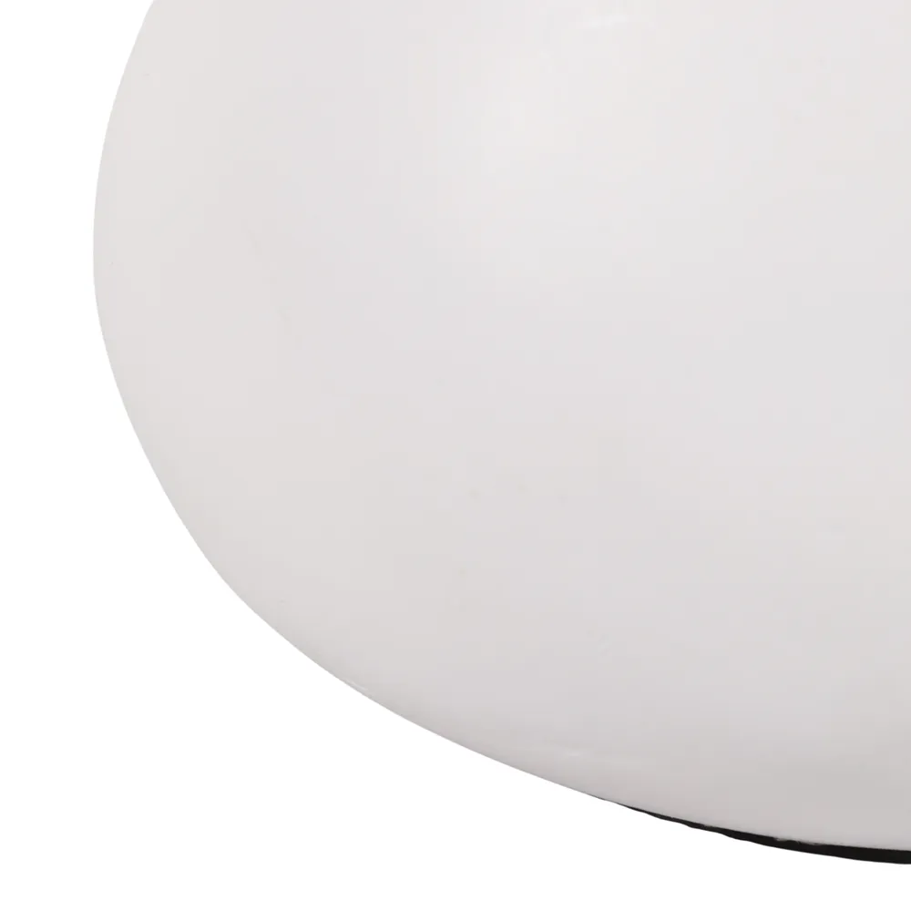 DUTTONSIDE WHITE VASE 9 (IN)