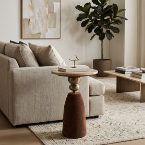 CAXTONWIND WHITE TABLE 23 (IN) 9