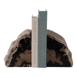 HANSONLEY SET OF 2 BLACK BOOKENDS 8 (IN) 3