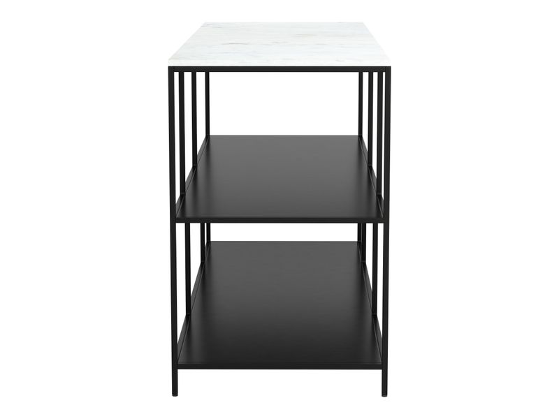 Singularity Console Table White & Black 3