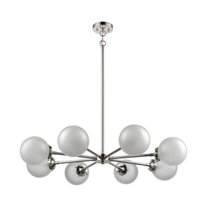 Boudreaux 36'' Wide 8-Light Chandelier - Polished Nickel 2