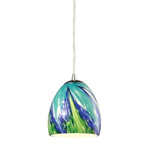 Colorwave 6'' Wide 1-Light Mini Pendant - Satin Nickel 1