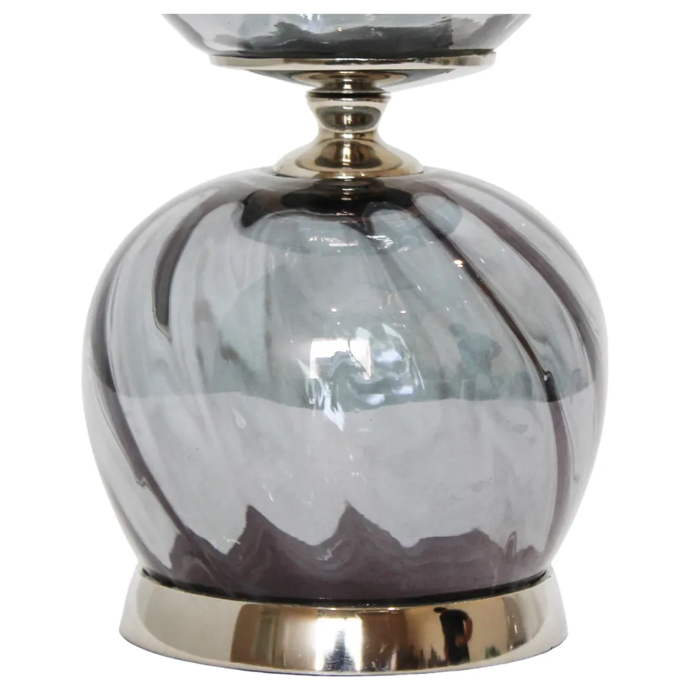 LINDENRUN GRAY GLASS VASE 25 (IN)