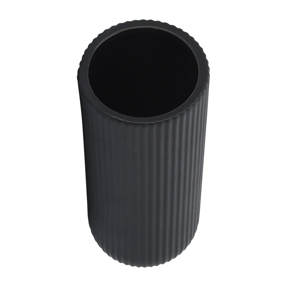 HANNAHTON BLACK VASE 11 (IN)