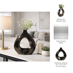 GRANGERROSE BRONZE VASE 11 (IN) 10