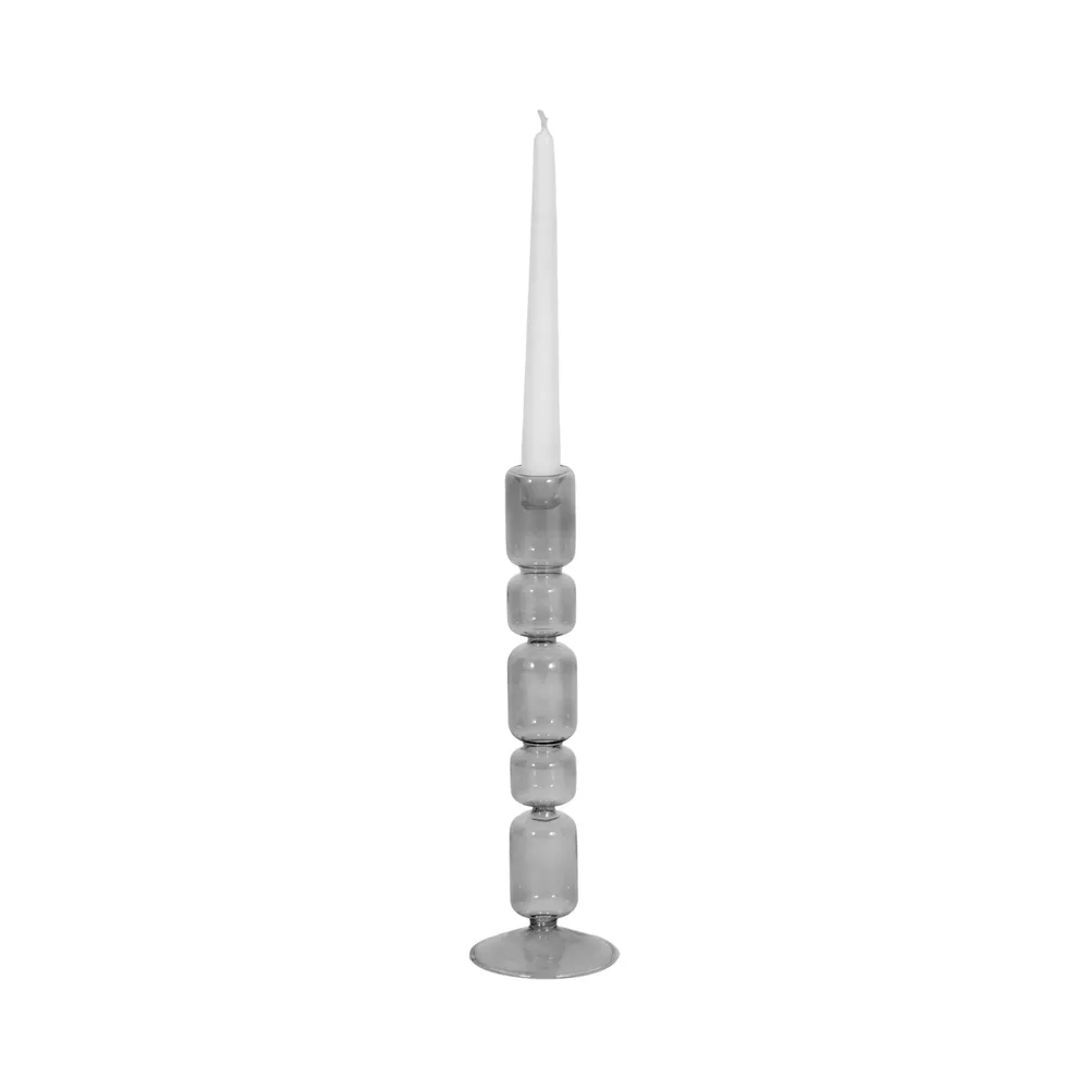HENDONVALE BLACK CANDLE HOLDER 12 (IN)