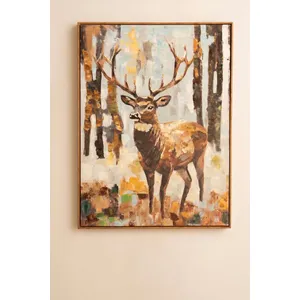 Framed Deer Painting 2
