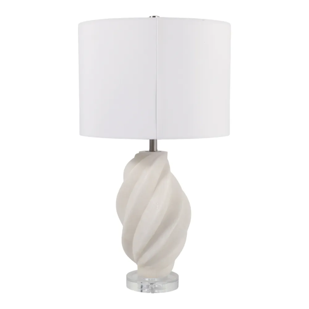 RAFECROSS IVORY LAMP 25 (IN)