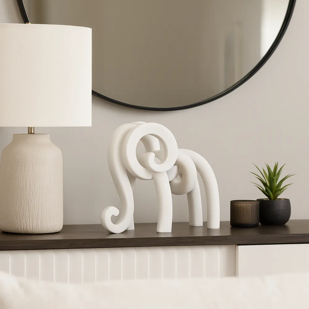 LINDENWAY WHITE DECOR 11 (IN)