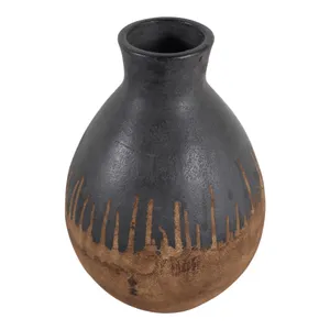 MONROEMILL BLACK VASE 17 (IN) 6