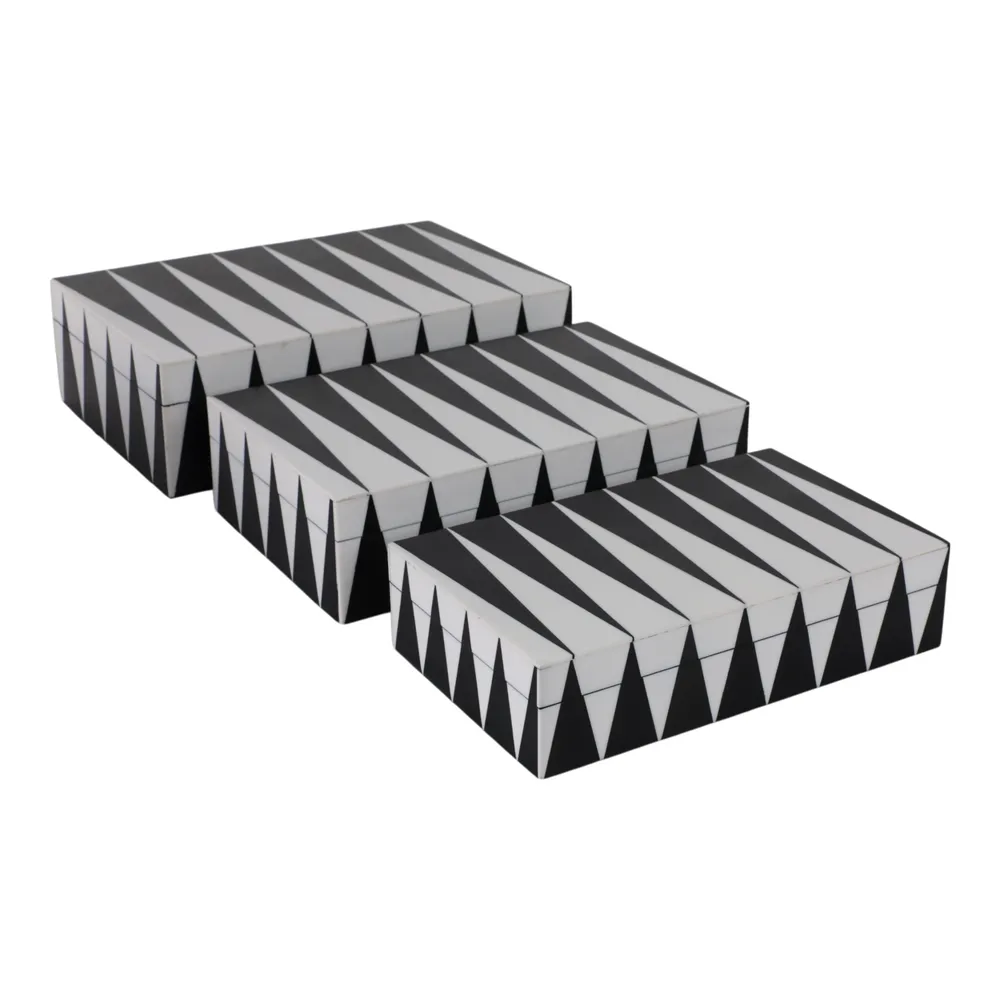 WALT SET OF 3 BLACK BOXES 4 (IN)
