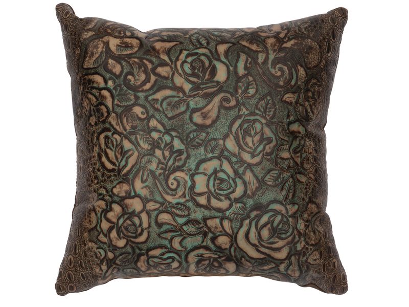 Sundance Leather Pillow - Leather Back thumbnail