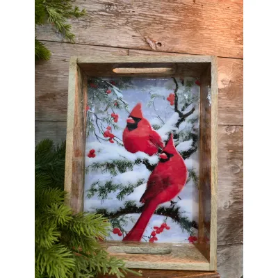 Cardinal Tray 11x8in