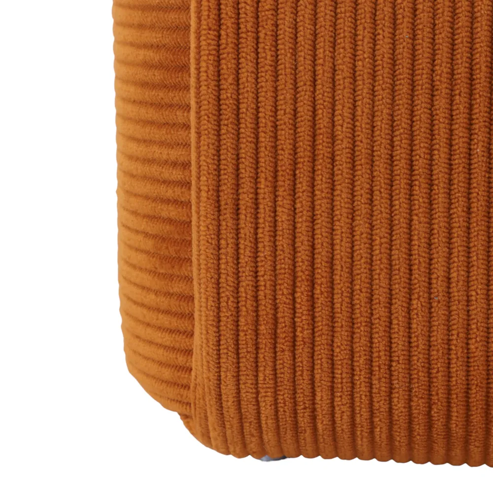 COREYBEACH BROWN OTTOMAN 15 (IN)