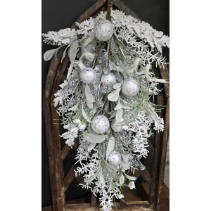 Glistening Holiday Cheer Swag 1