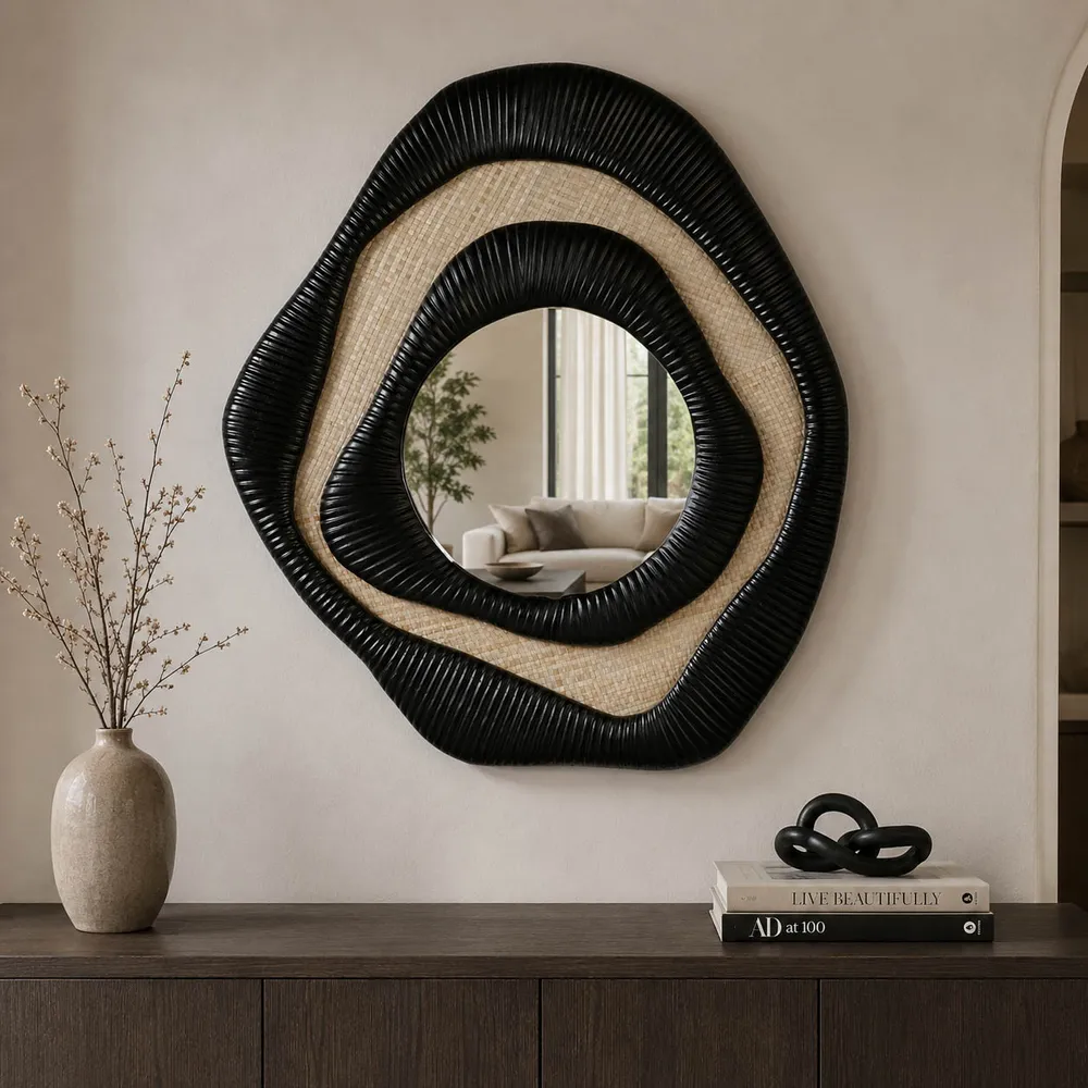 ROSETON IVORY MIRROR 40 (IN)