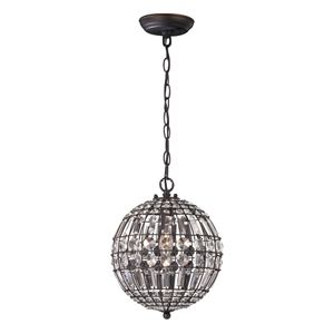 Talgarth 10.25'' Wide 1-Light Mini Pendant - Dark Bronze 1