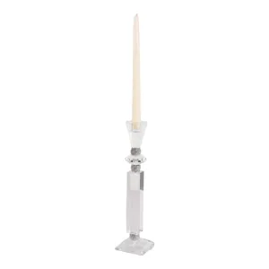 GRANLEYSHAW CLEAR CANDLE HOLDER 12 (IN) 3